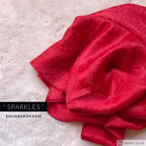 Red - Self Sparkle Silk