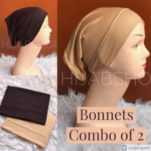 Combo of 2 - Nude Bonnets
