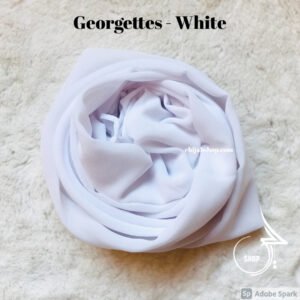 Pure White - Georgette
