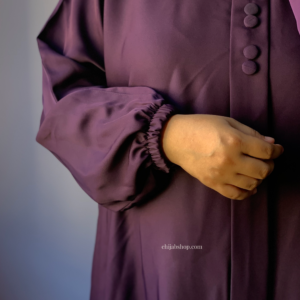 Namshi Abaya Series- Berry Bloom