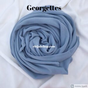 Ice Blue - Georgette