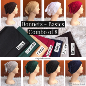 Combo of 8 - Bonnet Tube Caps