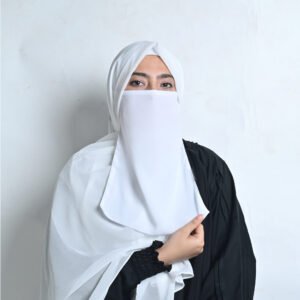 White - Hijab Niqab