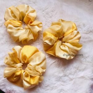 Silk Scrunchy - Gold