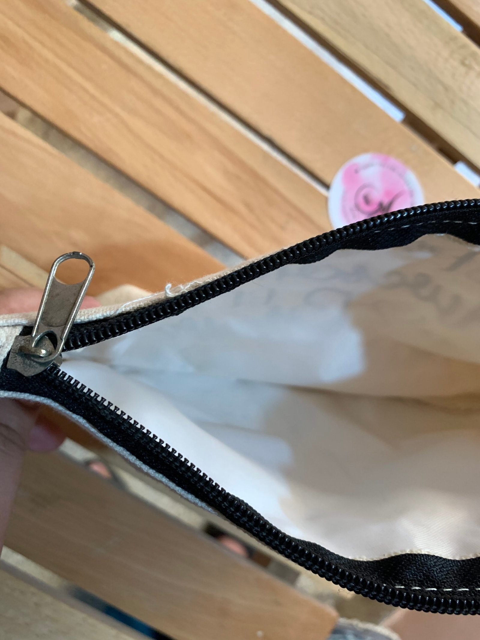 "Live life in full bloom" Multi-purpose Storage Bag/Pouch - Image 2