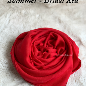 Bridal Red - Shimmer Viscose