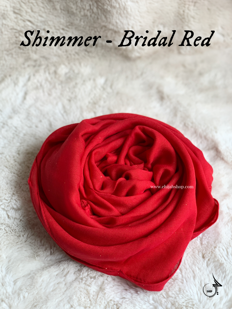 Bridal Red - Shimmer Viscose