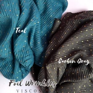 Foil Wrinkle Viscose
