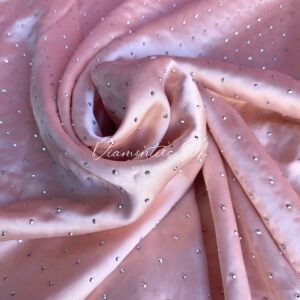 Pastel Rose - Diamonties Silk