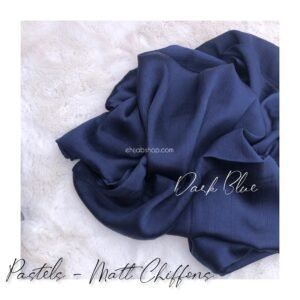 Dark Blue - Matt Chiffon