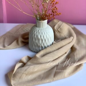 Zaari Hijabs - Nude Gold