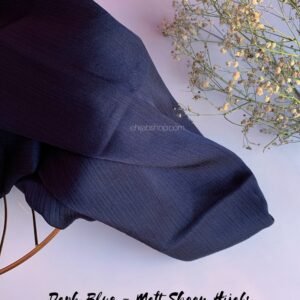 Dark Blue - Matt Sheen Hijabs