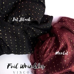 Foil Wrinkle Viscose
