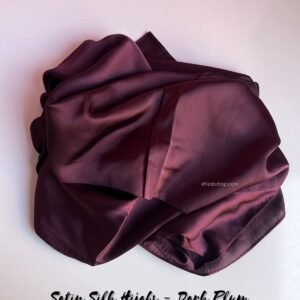 Satin Silk - Dark Plum