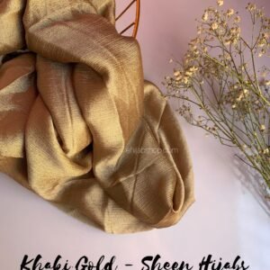 Khaki Gold- Sheen Hijabs