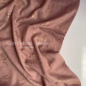 Mauve | Gold Emboss