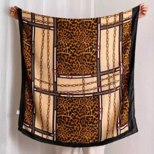Leopard Print - Cashmere Shawl